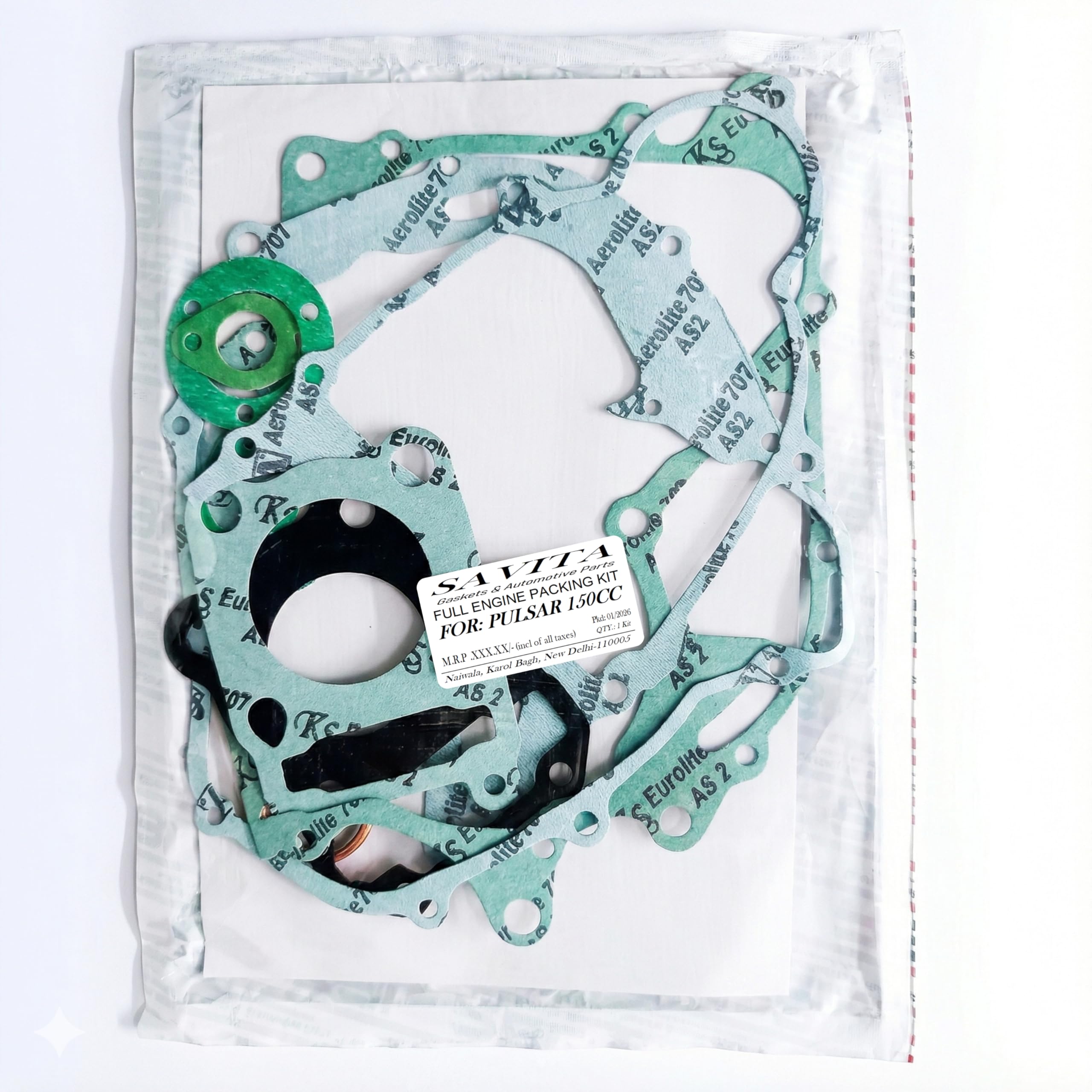 Savita Full Engine Packing Gasket Kit Durable for Bajaj Pulsar 150 UG3 UG4 1