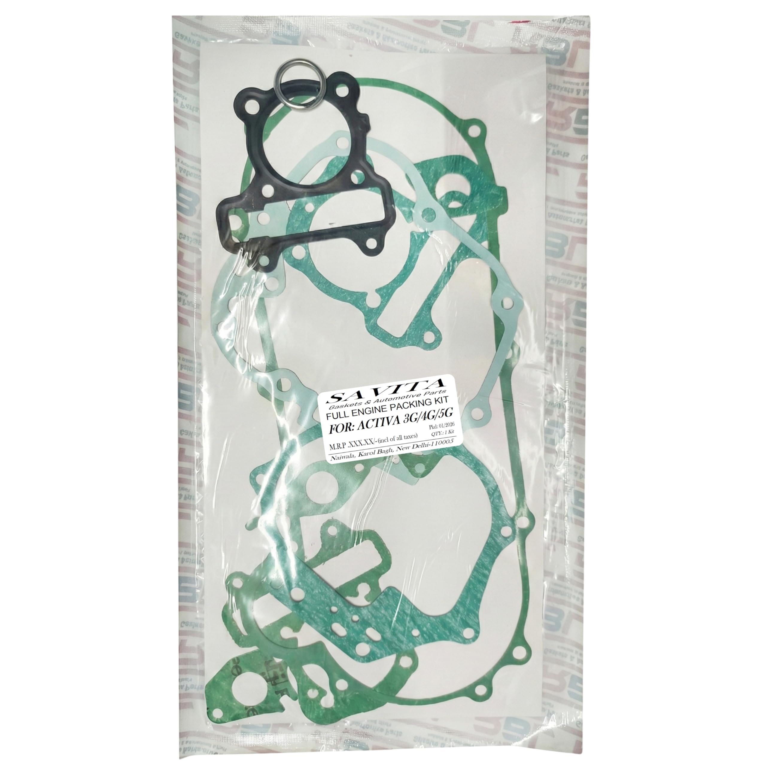 Savita Full Packing Kit Durable Gasket Set for Honda Activa 3G 4G 5G 1