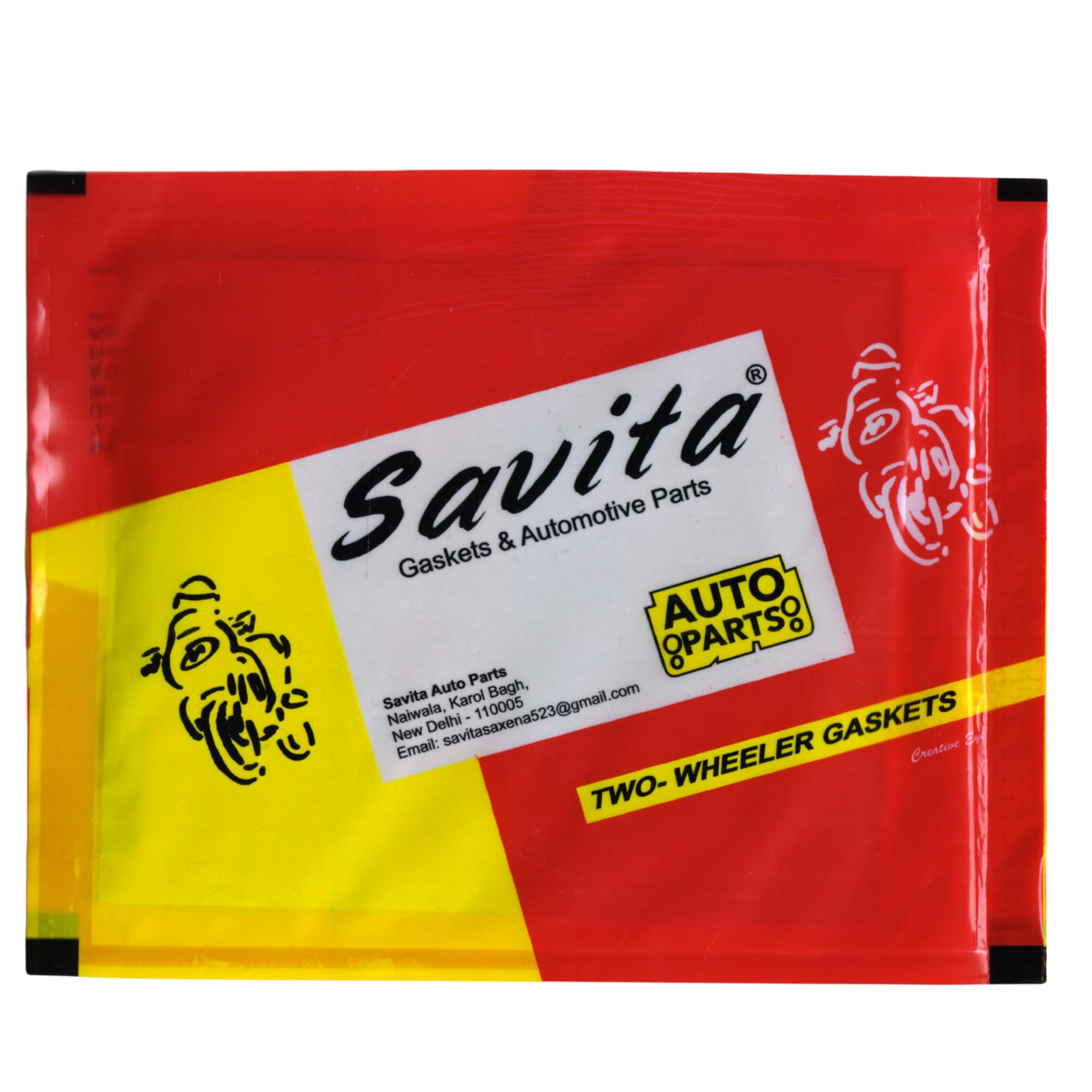 Savita Half Engine Gasket Packing Kit Durable for Bajaj Platina 100 CT 100 4