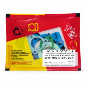 Savita Half Engine Packing Kit Seal Set Durable for Bajaj Discover 150
